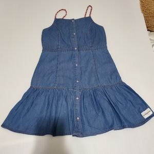 Calvin Klein's Girl's Jean dress size 12/14 L.
